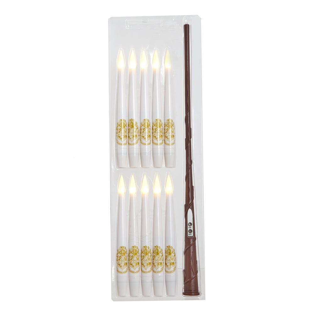 Kurt Adler Harry Potter™ Battery Operated 10 Floating Candles With Wand Remote Light Set